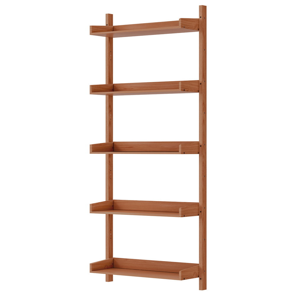 Bookshelves Artiss Bookshelf Floating Shelf Capiz Oak