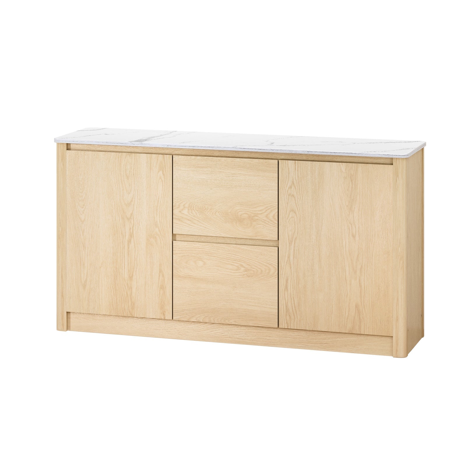 Sideboards & Buffets Artiss Buffet Sideboard Marble Style Tabletop Pine