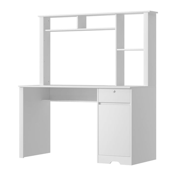 Home Office Desks Artiss Computer Desk Office Study Desks Table Drawer Bookshelf Cabinet