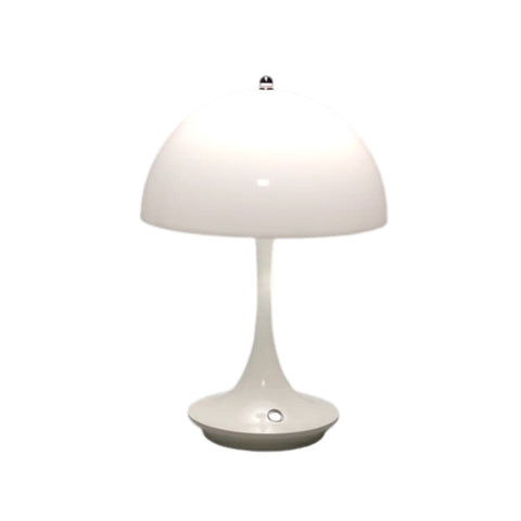 Lamps Luxury White Mushroom Lamp Wireless Rechargeable Table Accent For Home Decor