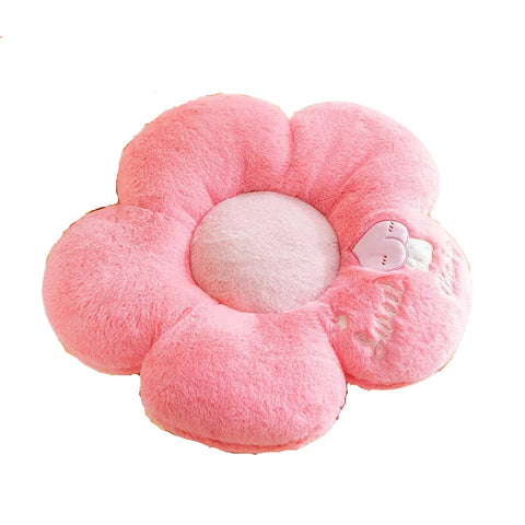 Cushions & Decorative Pillows Plush Pillow Dark Pink Five Petal Flower Shape Stuffed Soft Cushion Decor 50Cm