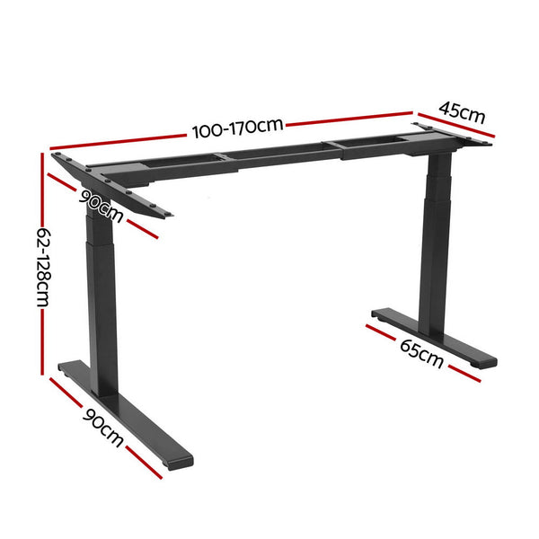 Standing Desks Artiss Standing Desk Frame Only L Shape Motorised