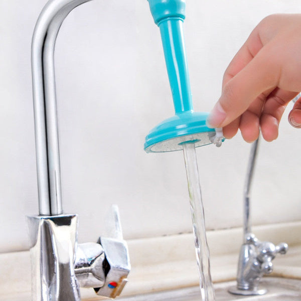 Kitchen Taps Water Tap Extension Swivel Long Blue High Elastic Sink Kitchen Bathroom Accessories Faucet Extender