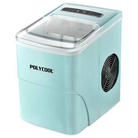 Countertop Ice Makers Polycool 2L Portable Ice Cube Maker Machine Automatic With Control Panel Green