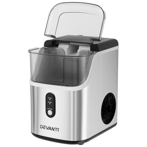 Countertop Ice Makers Devanti Ice Maker Machine 15Kg Nugget Cube