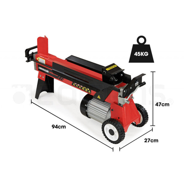 Log Splitters Baumr Ag 8 Ton Hydraulic Electric Wood Log Splitter