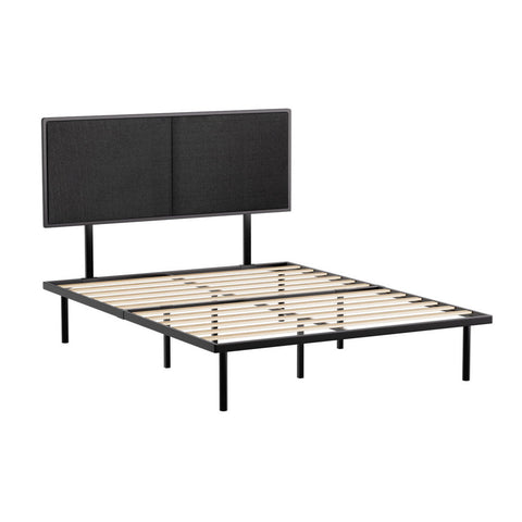 Double Bed Frames Artiss Bed Frame Double Size Metal Noe