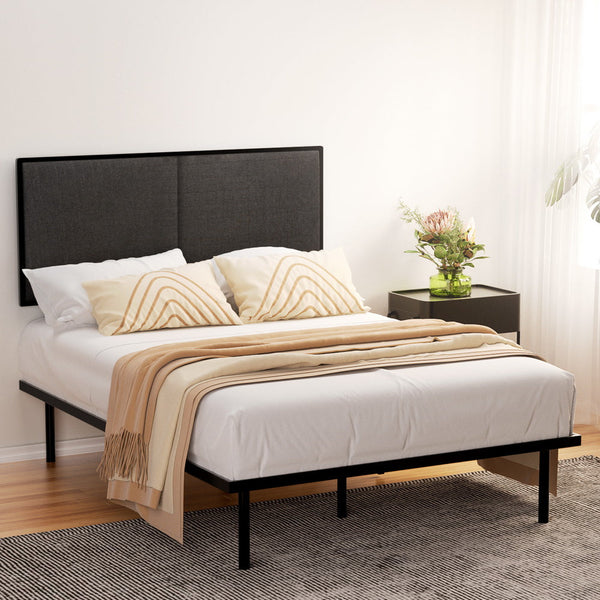 Double Bed Frames Artiss Bed Frame Double Size Metal Noe