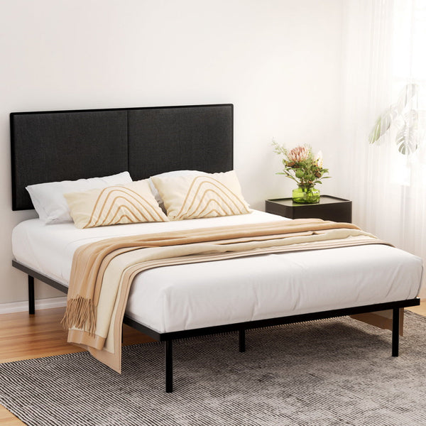 Queen Bed Frames Artiss Bed Frame Queen Size Metal Noe