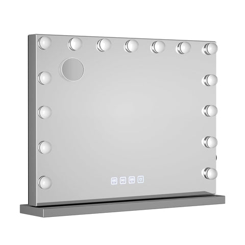 Makeup Mirrors Embellir Bluetooth Makeup Mirror 58X46cm Hollywood Vanity With Led Light Wall