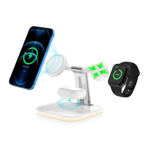 Chargers & Cradles Magnetic Three In One Wireless Charger (Foldable)