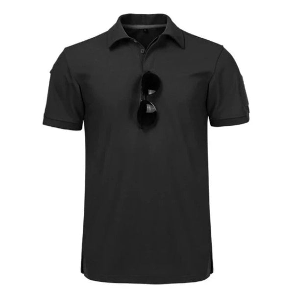 T Shirts Mens Quick Dry Embroidered Polo Shirts Custom Plus Size Tactical