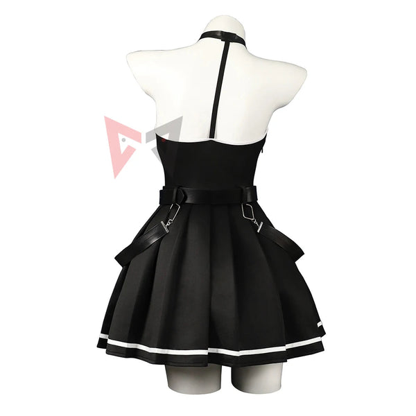 Anime Costumes Women New Frieren At The Funeral Yubel Cosplay Costume Black Dress For Game Party