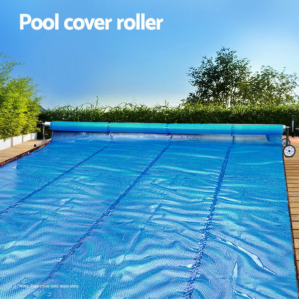 Pool Covers Aquabuddy Buddy Pool Cover Roller 6.55M Adjustable Swimming Solar Blanket Reel