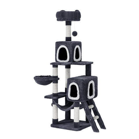 Furniture & Scratchers I.Pet Cat Tree 168Cm Tower Scratching Post Scratcher Condo House Hanging Toy Bed