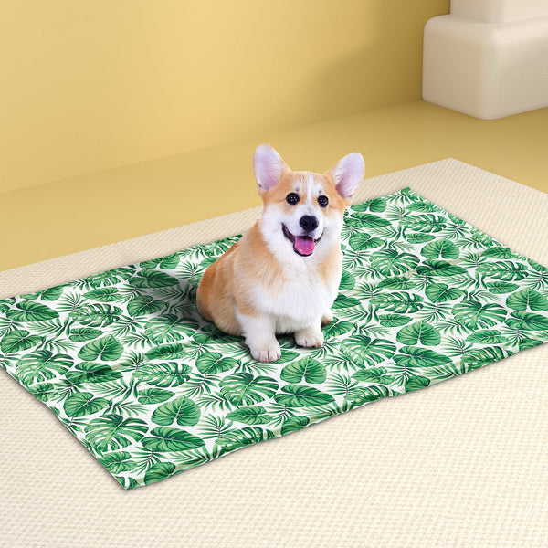 Pet Beds I.Pet Cooling Mat Gel Dog Cat Self Cool Puppy Pad Large Bed Summer Cushion