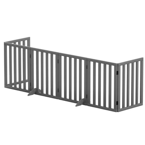 Fences & Pens I.Pet Dog Playpen Enclosure 6 Panel Fence Wooden Pen