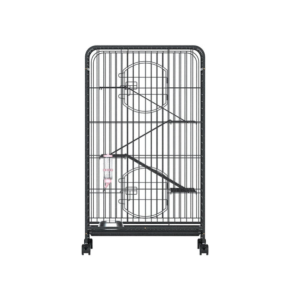 Small Animal Cages & Hutches I.Pet Rabbit Cage Indoor Hutch Guinea Pig Bird Ferret Cat Hamster 110Cm 4 Level