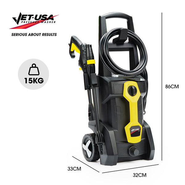 Pressure Washers Jet Usa Rw535 Electric High Pressure Washer 2600Psi Water Cooled Motor Nozzles Brush Head Deck Cleaner Detergent Bottle