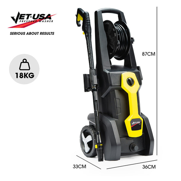 Pressure Washers Jet Usa Rw545 Electric High Pressure Washer 3000Psi Water Cooled Motor 2 Nozzles Brush Head Deck Cleaner Detergent Bottle