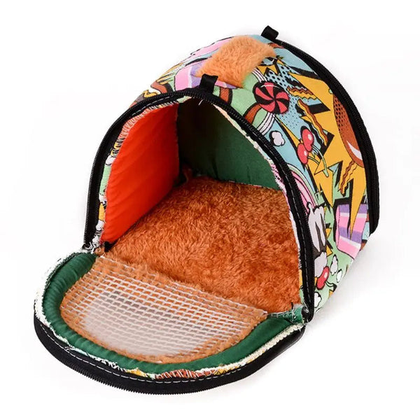 Small Animal Supplies Portable Small Pet Travel Bag Hamster Carrier Breathable Outdoor Hedgehog