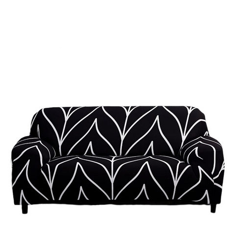 Slipcovers 4 Seater Sofa Cover Black Style And Protection For Living Room Chair Slipcover