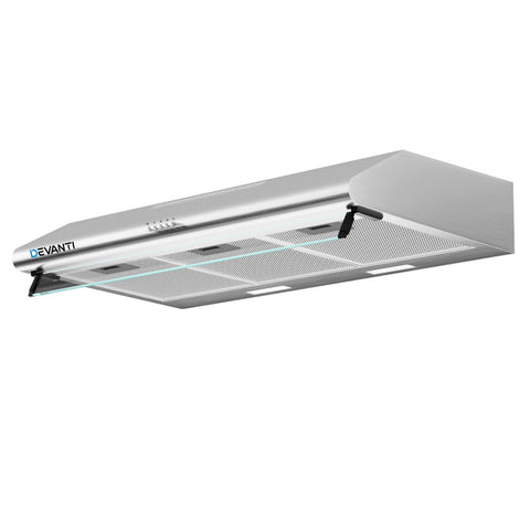 Rangehoods Devanti 900Mm Range Hood 90Cm Rangehood Stainless Steel