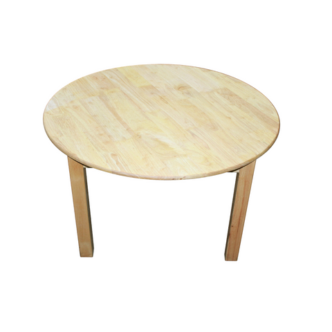 Kids Tables Rubberwood Round Table 90