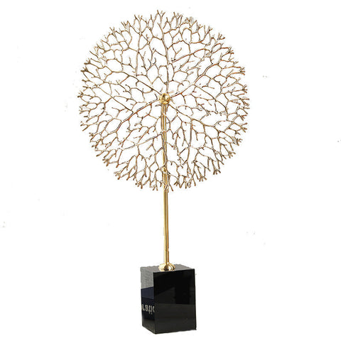 Tabletop & Shelf Décor 33Cm Metal Tree Tabletop Home Decor Modern Art Living Room Display Ornaments