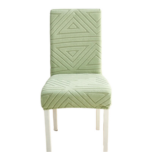 Slipcovers Chair Cover Light Green Triangular Design Elastic Material For Home Garden