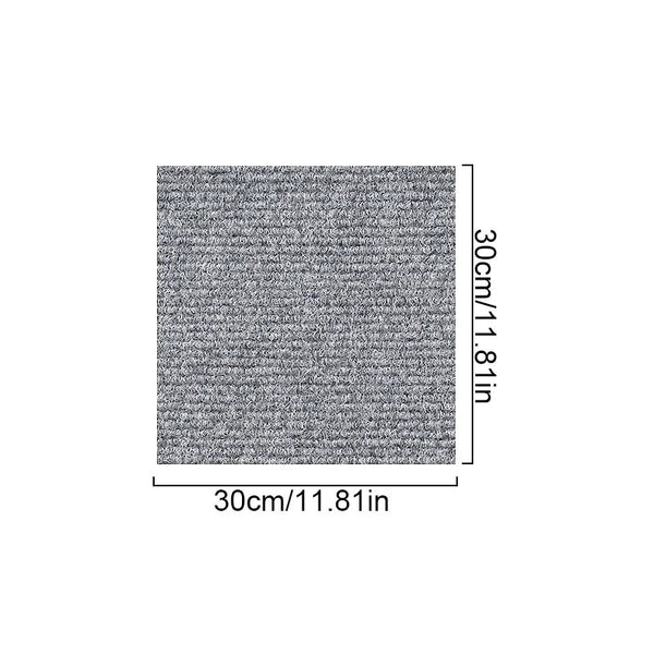 Vinyl Flooring 10 Pieces Light Grey Self Adhesive Vinyl Tile For Home And Office Flooring