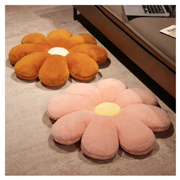 Cushions & Decorative Pillows Plush Pillow Light Pink Flower Shape Stuffed Soft Seat Cushion Decor 50Cm