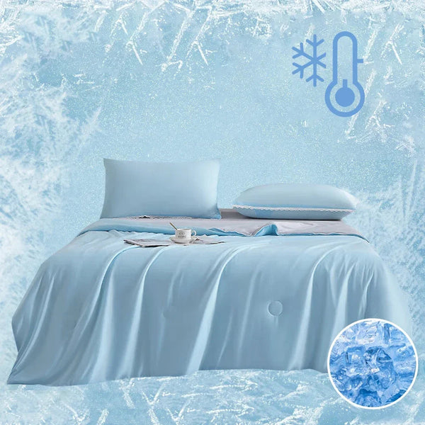 Blankets High Quality Cooling Blanket Smooth Air Condition Comforter Lightweight Summer Quilt

<