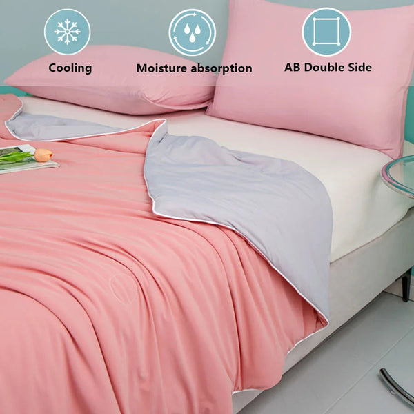 Blankets High Quality Cold Blanket Cool Air Conditioned Comforter Lightweight Summer Comforter

<