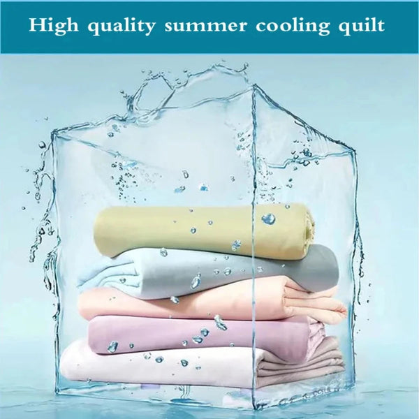 Blankets High Quality Cold Blanket Cool Air Conditioned Comforter Lightweight Summer Comforter

<