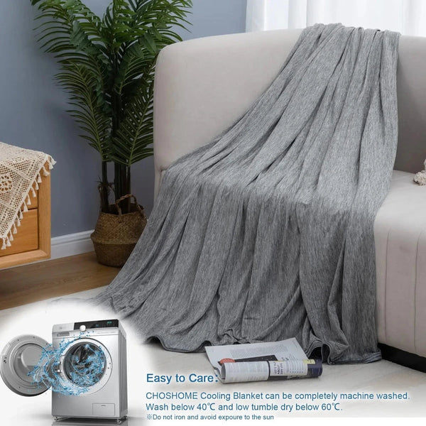 Blankets 2023 New Cooling Blanket Smooth Air Condition Comforter Lightweight Summer Quilt

<