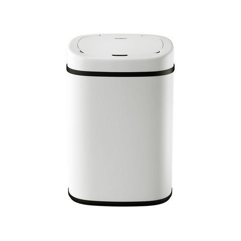 Rubbish Bins Devanti 82L Motion Sensor Bin Rubbish Automatic White