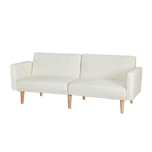 Sofa Beds Artiss Sofa Bed 195Cm Beige Faux Linen