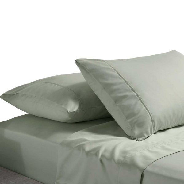 Sheets Accessorize 1000Tc Cotton Rich Sheet Set Sage King