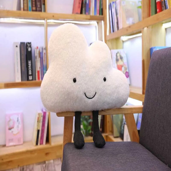 Cushions & Decorative Pillows Plush Cloud Shape Pillow With Legs Soft Cushion For Home Decor And Comfort