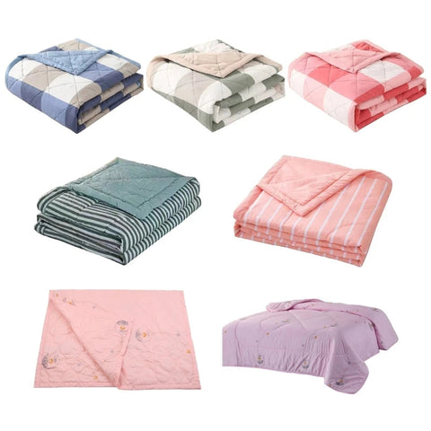 Blankets Cooling Quilt Breathable Cotton Sleep Aid For Home And Travel