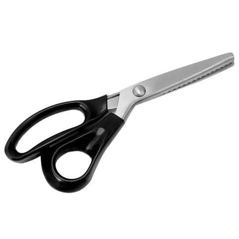 Dressmaker's Scissors & Shears Stainless Steel Shears Lace Scissor Professional Dressmaking Zig Zag Cut Tailor Clothing Fabric Leather Serrated Sewing