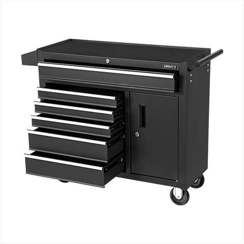 Tool Boxes Giantz 6 Drawer Tool Box Chest Cabinet Toolbox Storage Garage Organiser Wheels