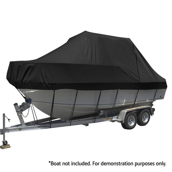 Boat Covers Seamanship Boat Cover 19 21Ft Trailerable Jumbo Marine Grade Heavy Duty Black