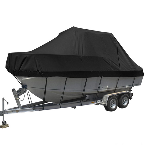 Boat Covers Seamanship Boat Cover 19 21Ft Trailerable Jumbo Marine Grade Heavy Duty Black