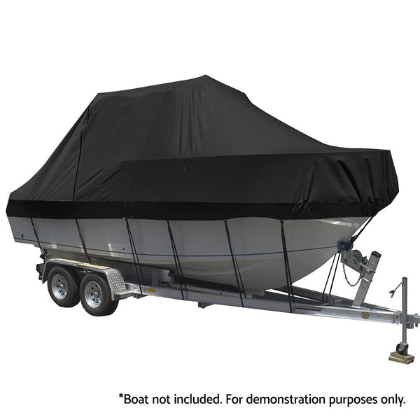 Boat Covers Seamanship Boat Cover 19 21Ft Trailerable Jumbo Marine Grade Heavy Duty Black