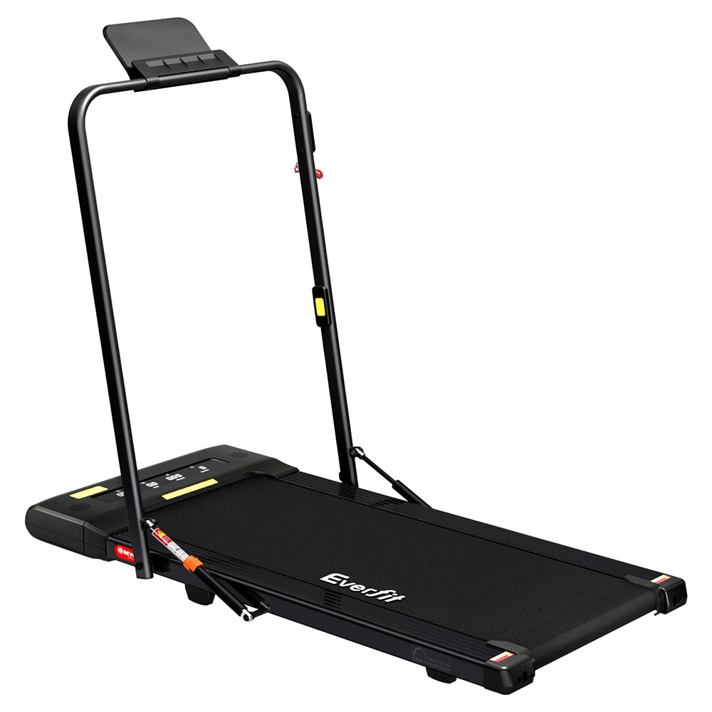 Treadmills Everfit Treadmill Electric Walking Pad Under Desk Home Gym Fitness 400Mm Black