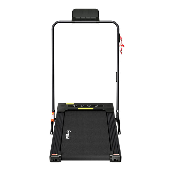 Treadmills Everfit Treadmill Electric Walking Pad Under Desk Home Gym Fitness 400Mm Black