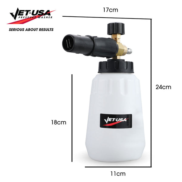 Pressure Washers Jet Usa Soap Foam Snow Cannon With 1L Bottle Works Petrol And Some Electric