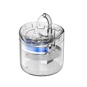 Dishes, Feeders & Fountains Transparent Pet Charging Water Dispenser [Without Adapter] 165 * 172Mm